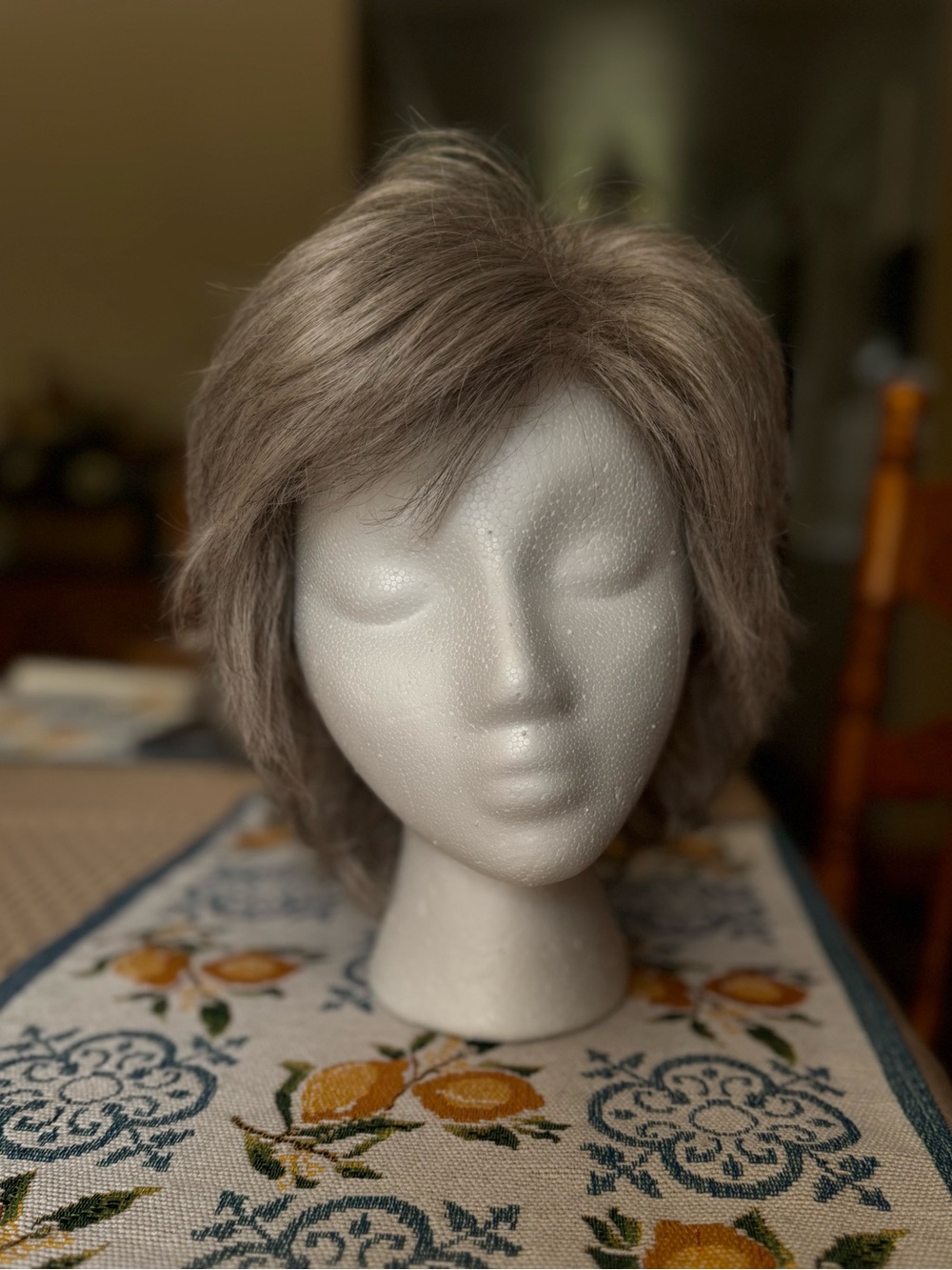 Paula Young Short Layered Synthetic Wig in Silver - Color 56 - Medium/Average